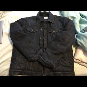 Gap quilted jean jacket size L
